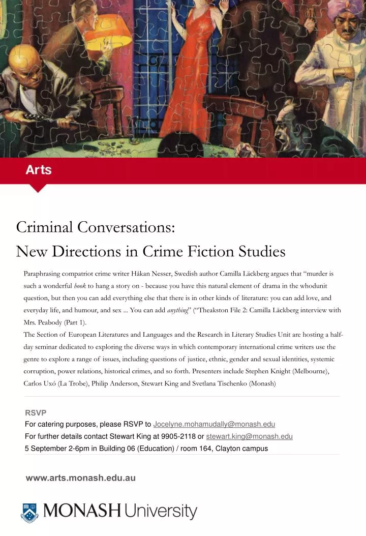criminal conversations new directions in crime fiction studies