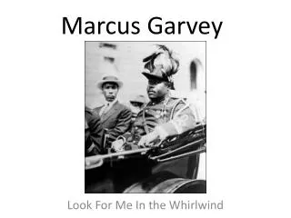 Marcus Garvey