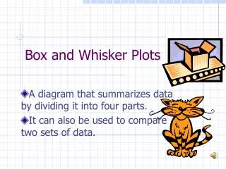 box and whisker plots