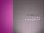Exploring the Art of Word Play in Poetry: Techniques and Techniques - slide 1