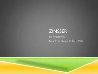 Zinsser