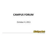 CAMPUS FORUM - slide 1