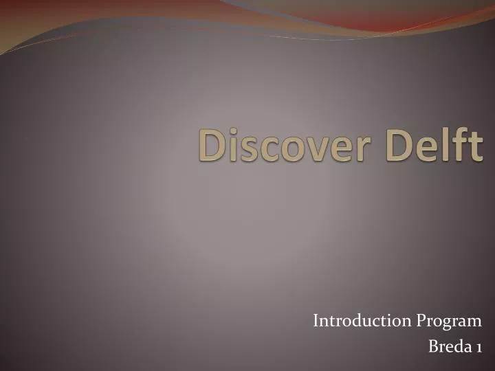 discover delft