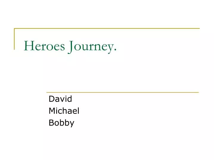 heroes journey