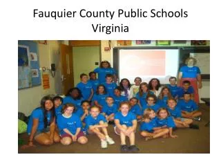 Fauquier County Public Schools Virginia