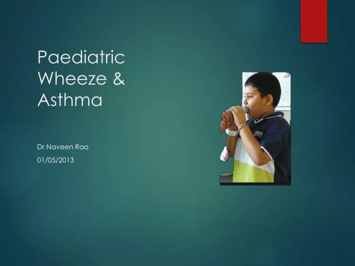 paediatric wheeze asthma