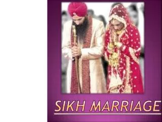 SIKH MARRIAGE
