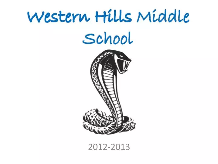 western hills middle school