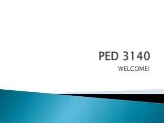 PED 3140