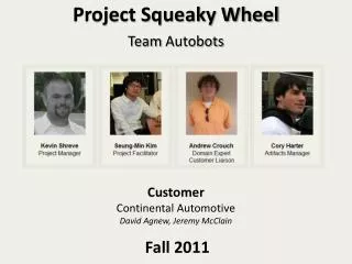 Project Squeaky Wheel