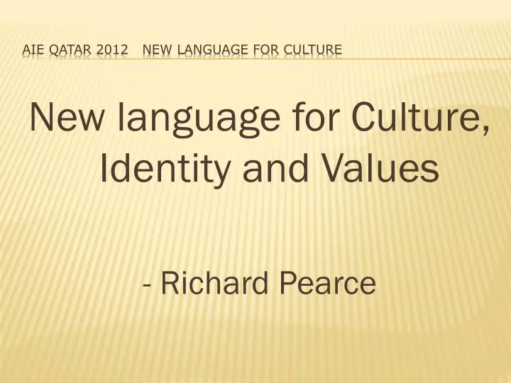 aie qatar 2012 new language for culture