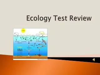 Ecology Test Review