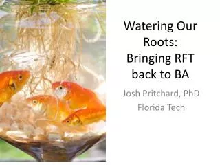 Watering Our Roots: Bringing RFT back to BA
