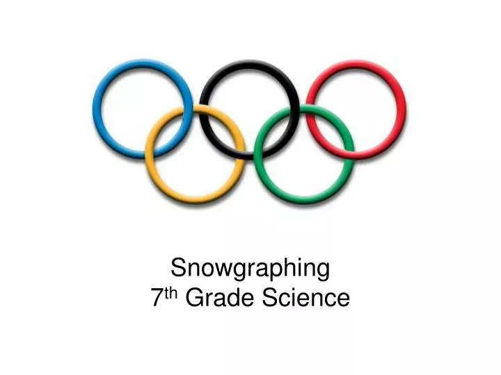snowgraphing 7 th grade science