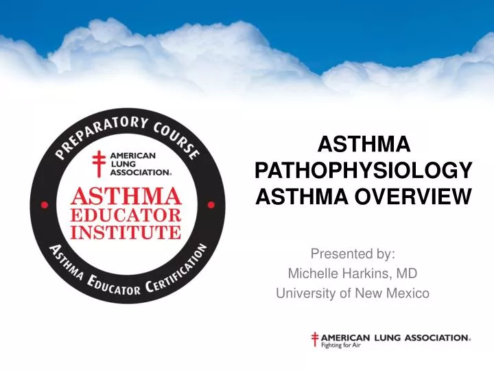 asthma pathophysiology asthma overview