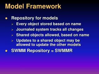 Model Framework