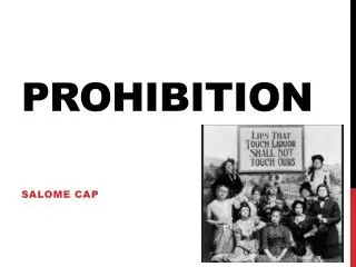 Prohibition