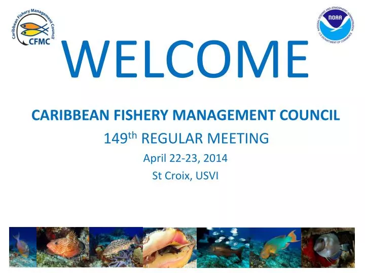 caribbean fishery management council 149 th regular meeting april 22 23 2014 st croix usvi