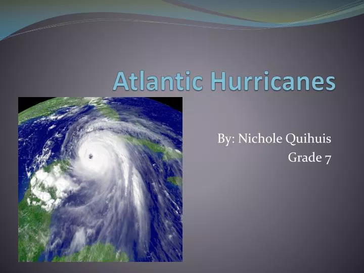 atlantic hurricanes