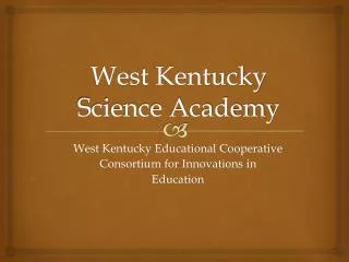 West Kentucky Science Academy