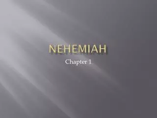 nehemiah