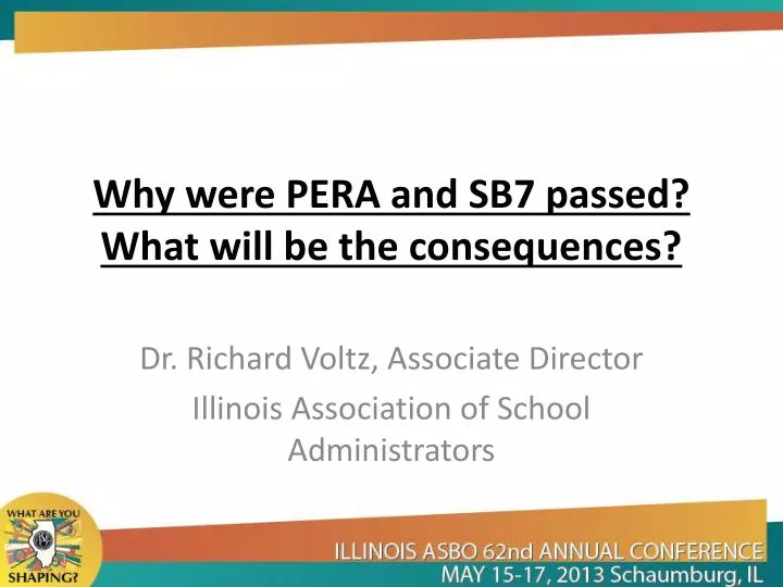 why were pera and sb7 passed what will be the consequences