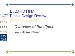 EuCARD HFM Dipole Design Review 20-21 january 2011