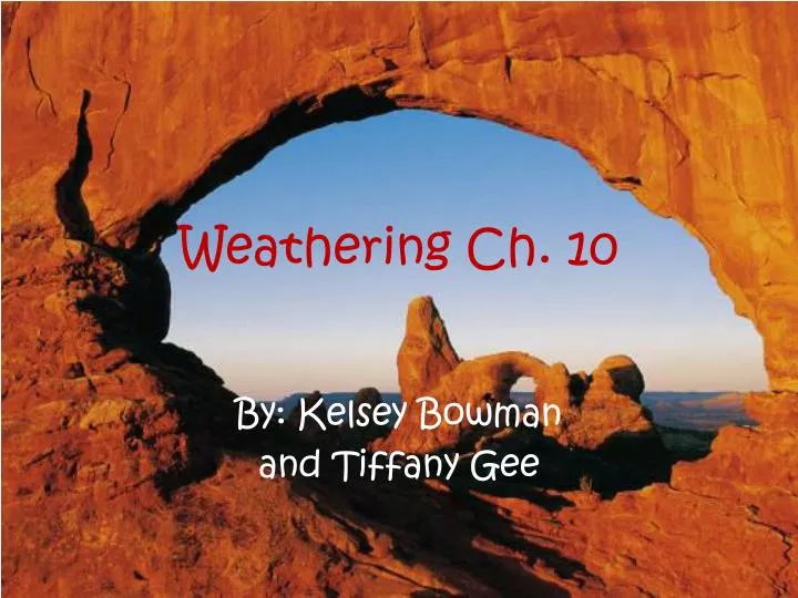 weathering ch 10