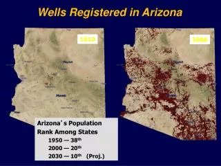 Wells Registered in Arizona