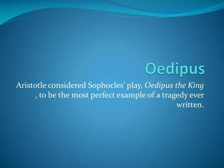 oedipus
