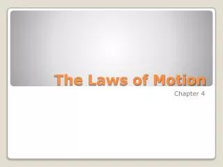 the laws of motion
