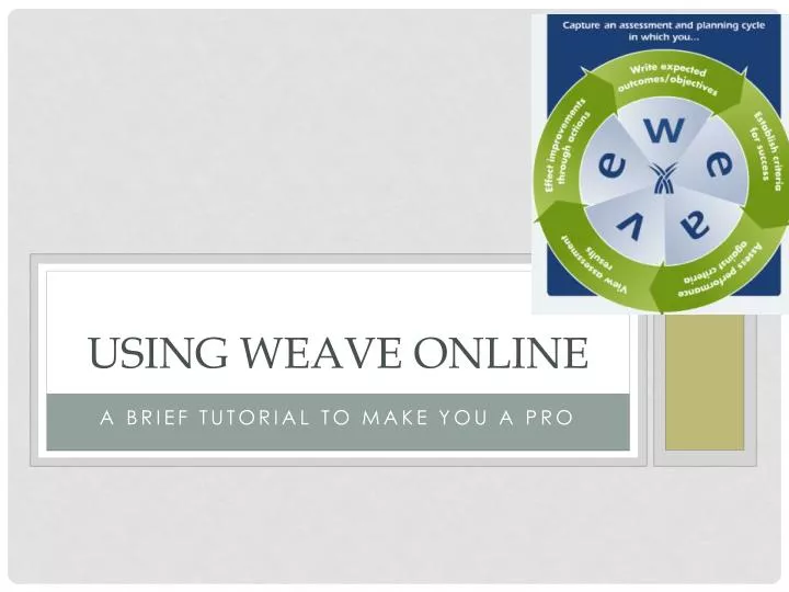 using weave online