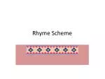 PPT - Rhyme Scheme PowerPoint Presentation, Free Download - ID:1892005