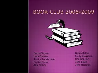 BOOK CLUB 2008-2009