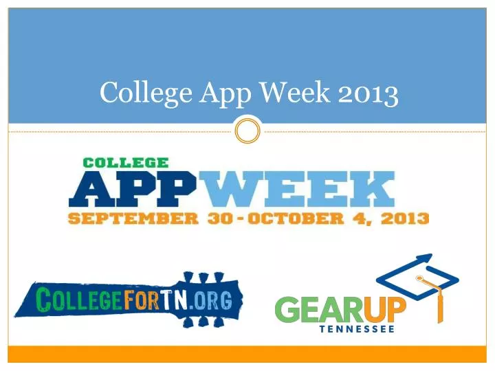 college app week 2013