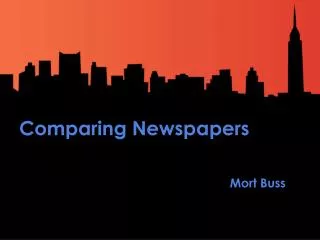 Comparing Newspapers