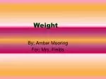 Weight - slide 1