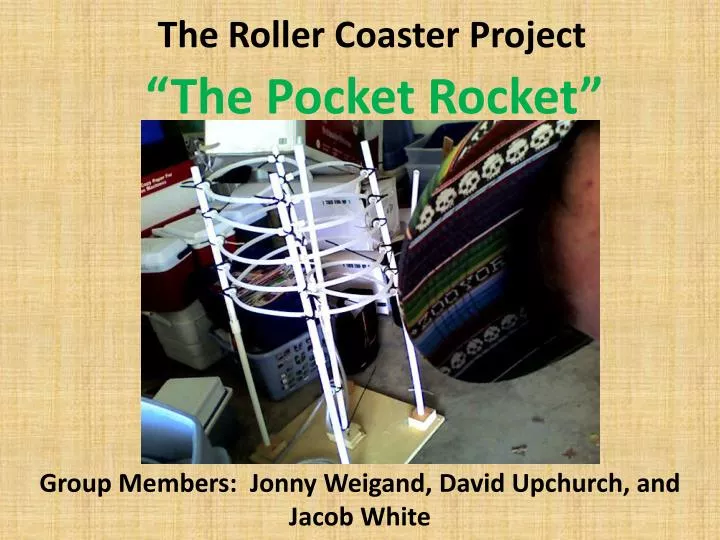 the roller coaster project