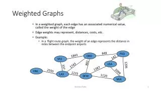 Weighted Graphs