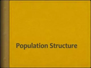 population structure