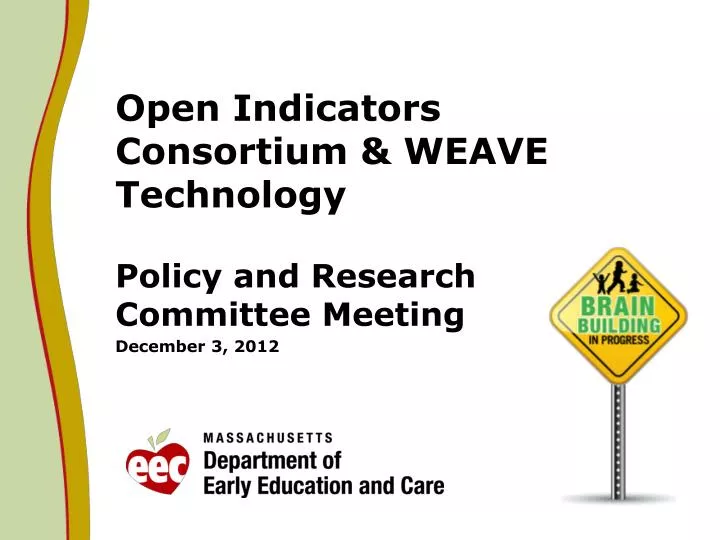 open indicators consortium weave technology