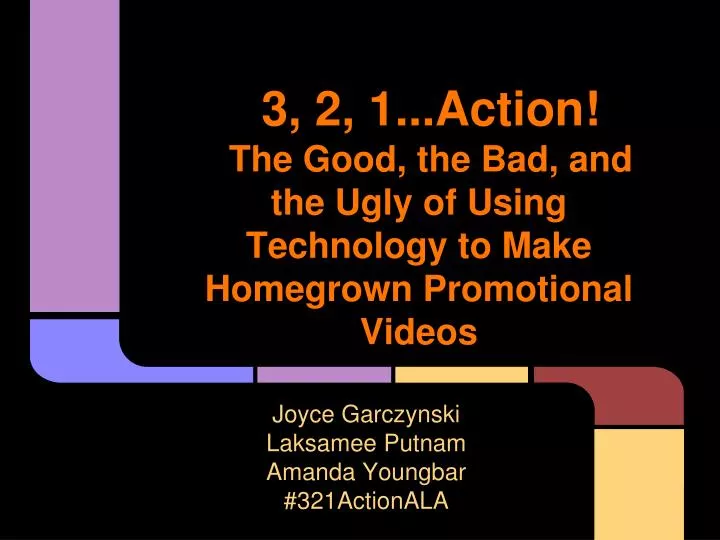 3 2 1 action the good the bad and the ugly of using technology to make homegrown promotional videos