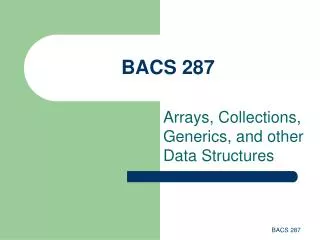 BACS 287