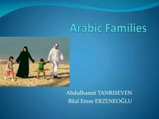 Arabic Families