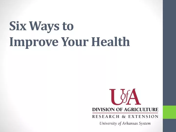presentation on effective ways to improve the health system