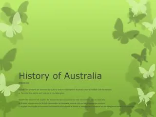 History of Australia