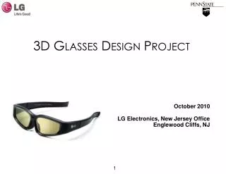 3D Glasses Design Project