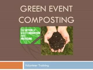 Green event Composting
