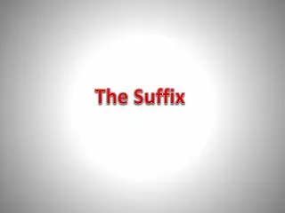 The Suffix
