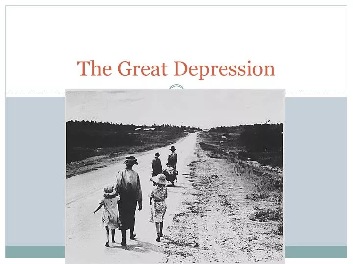 the great depression